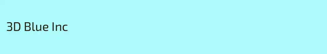 3D Blue Inc